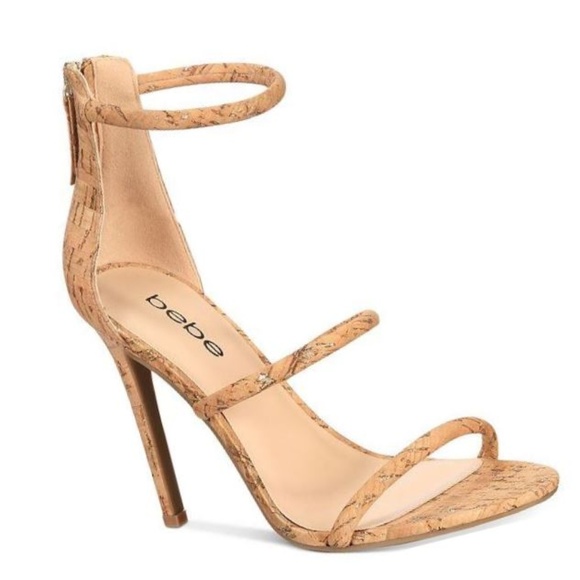 bebe cork heels